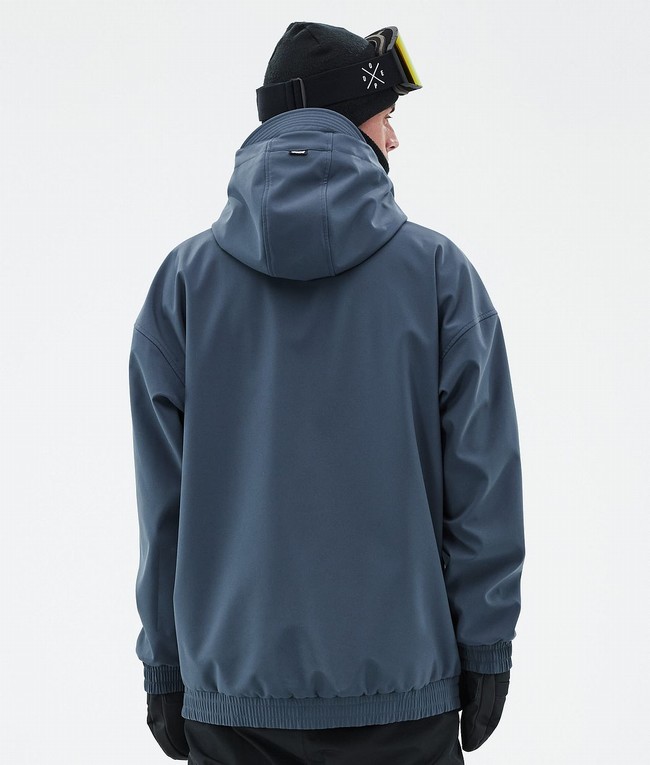 Men Dope Cyclone Ski Jackets Blue | SVMCBRL-89