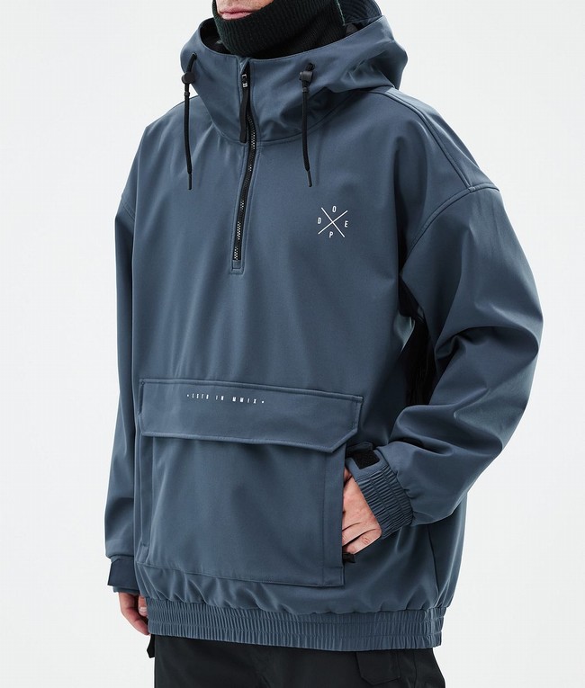 Men Dope Cyclone Ski Jackets Blue | SVMCBRL-89