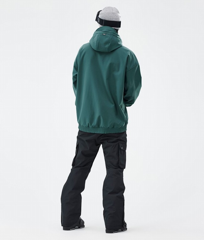 Men Dope Cyclone Ski Jackets Green | VBDEINM-48