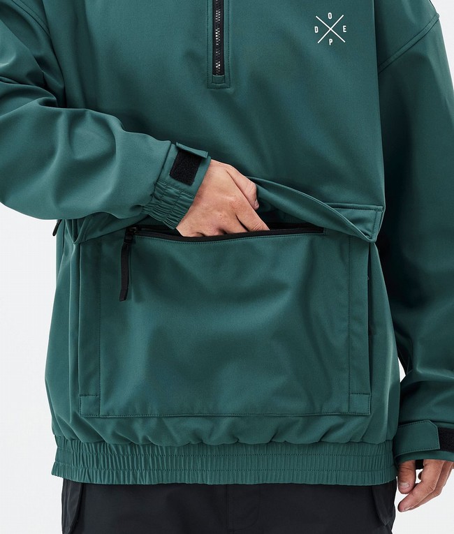 Men Dope Cyclone Ski Jackets Green | VBDEINM-48