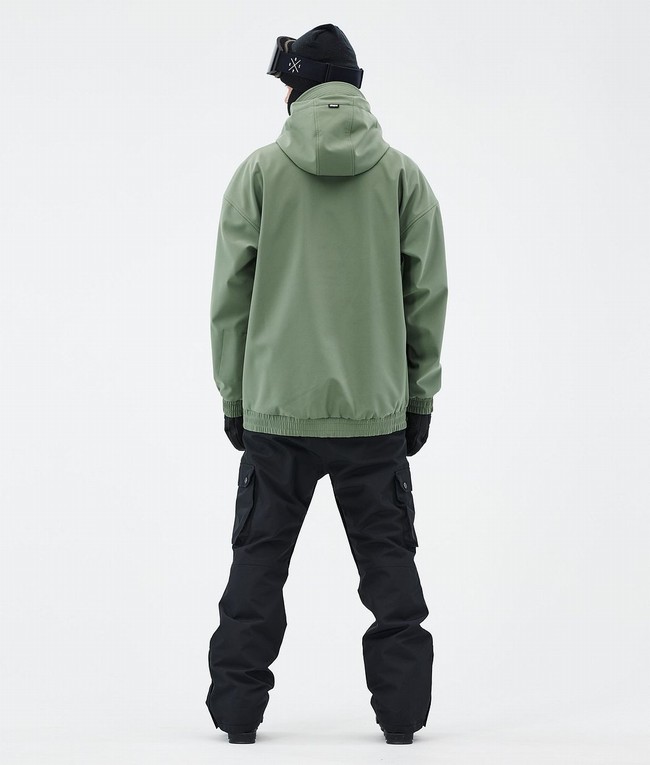 Men Dope Cyclone Ski Jackets Green | YOAMFQT-80