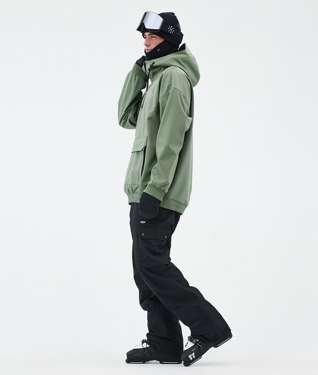 Men Dope Cyclone Ski Jackets Green | YOAMFQT-80