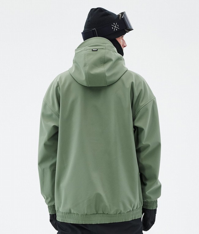 Men Dope Cyclone Ski Jackets Green | YOAMFQT-80