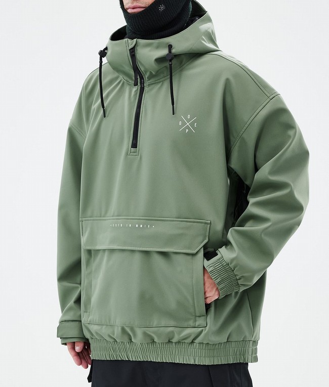 Men Dope Cyclone Ski Jackets Green | YOAMFQT-80