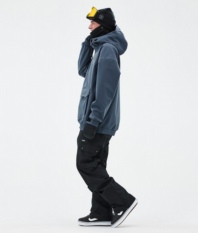 Men Dope Cyclone Snowboard Jackets Blue | VPSAMEJ-37