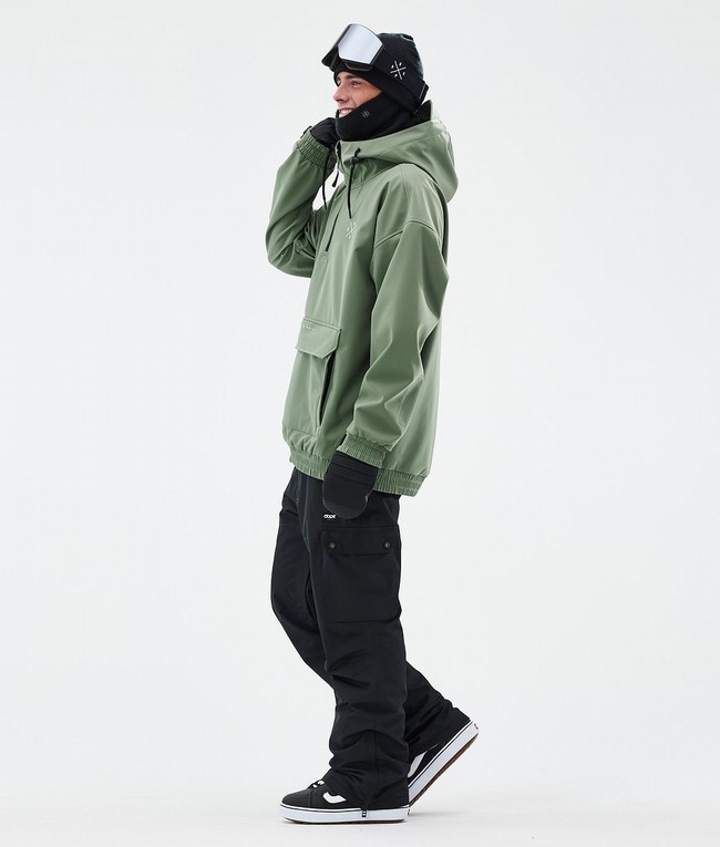 Men Dope Cyclone Snowboard Jackets Green | LENPSMH-05