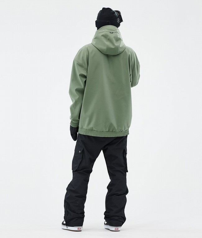 Men Dope Cyclone Snowboard Jackets Green | LENPSMH-05