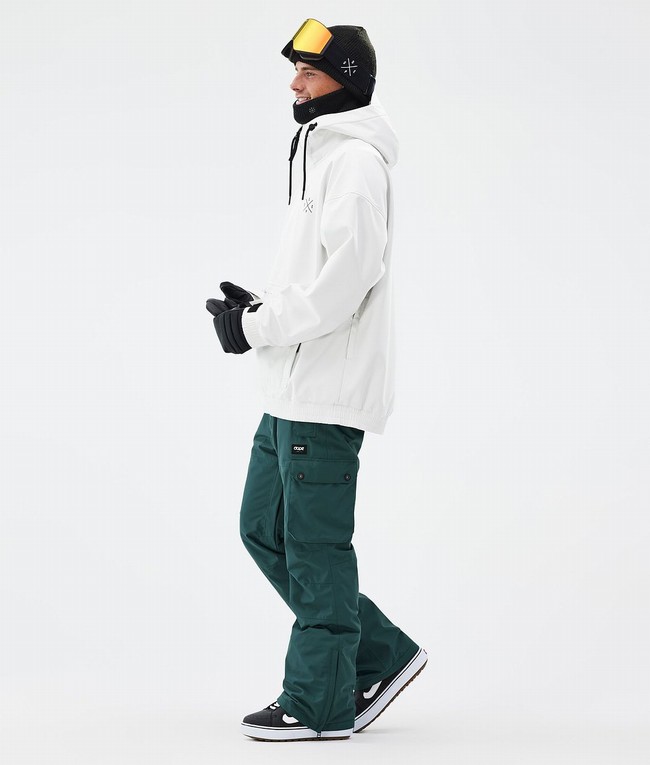 Men Dope Cyclone Snowboard Jackets White | ZHCUIKJ-82