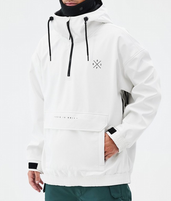 Men Dope Cyclone Snowboard Jackets White | ZHCUIKJ-82