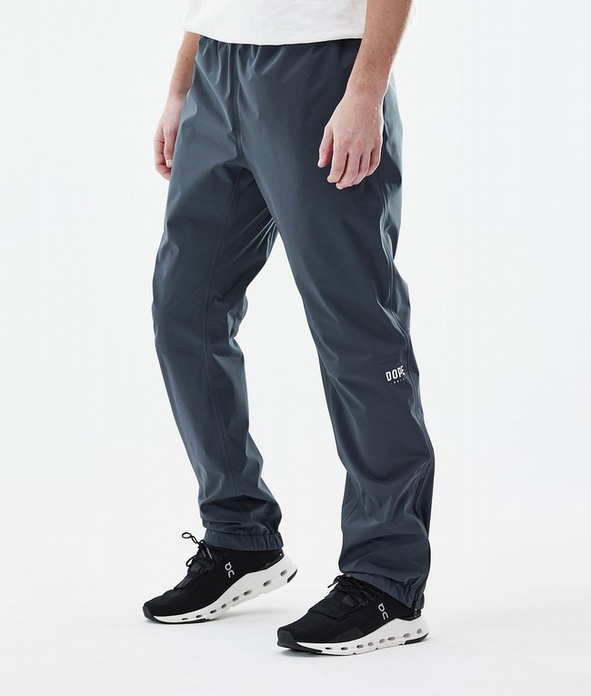 Men Dope Downpour Outdoor Pants Blue | JDVMZAU-86