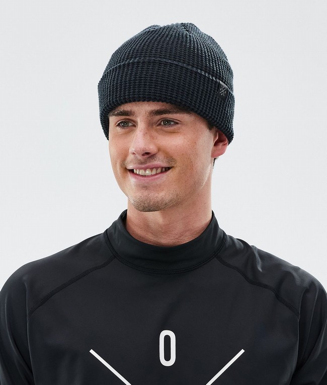 Men Dope Fisherman Beanie Black | IWKJOHQ-93