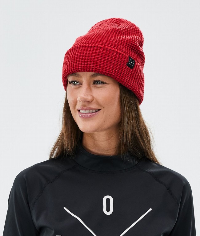 Men Dope Fisherman Beanie Deep Red | ZMGJRAO-13