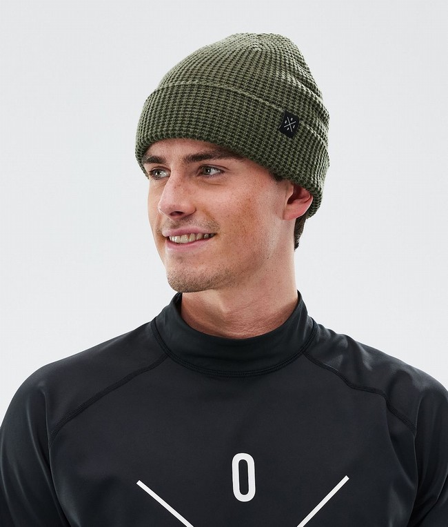 Men Dope Fisherman Beanie Olive / Green | FRCJSML-30