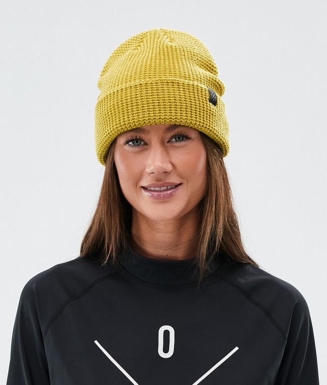 Men Dope Fisherman Beanie Yellow | KWFPYAZ-29