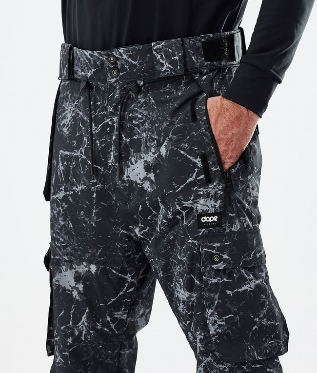 Men Dope Iconic Ski Pants Black | DUKPVWL-96