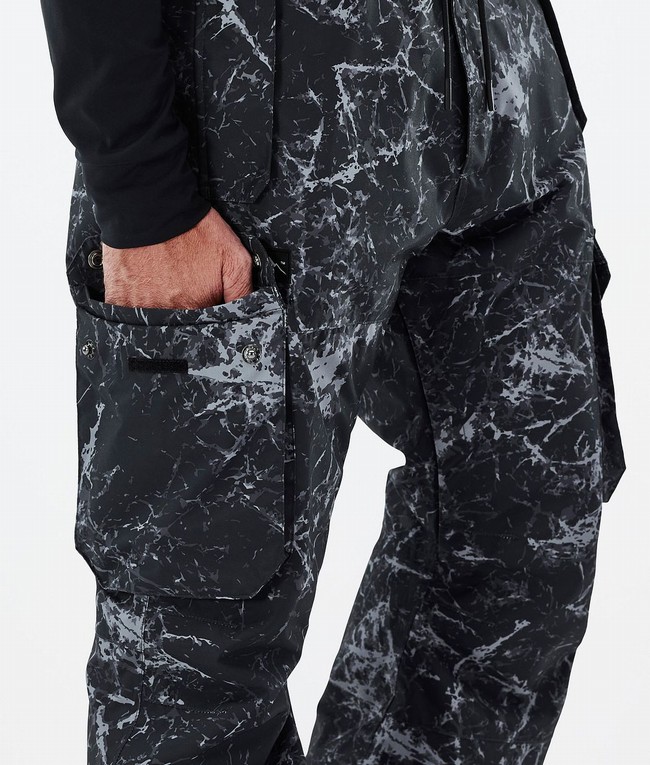 Men Dope Iconic Ski Pants Black | DUKPVWL-96