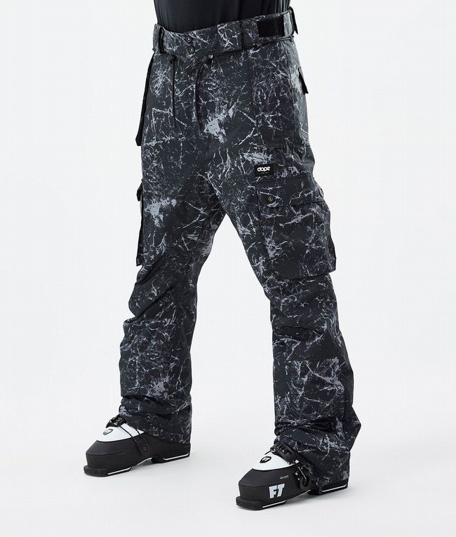 Men Dope Iconic Ski Pants Black | DUKPVWL-96