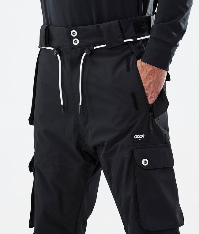 Men Dope Iconic Ski Pants Black | RSQCDFY-89