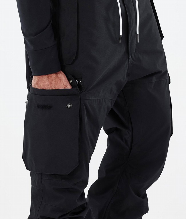 Men Dope Iconic Ski Pants Black | RSQCDFY-89