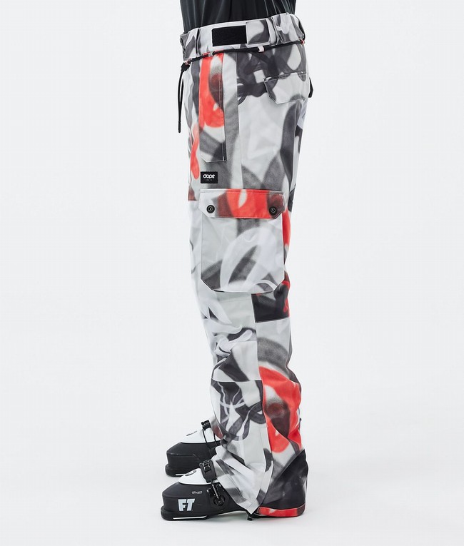 Men Dope Iconic Ski Pants Black / Red | HUKCJXI-94