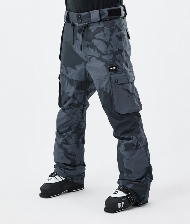 Men Dope Iconic Ski Pants Blue / Camo | TXQLCEV-05