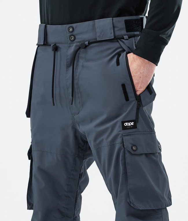 Men Dope Iconic Ski Pants Blue | GDZTBWX-30