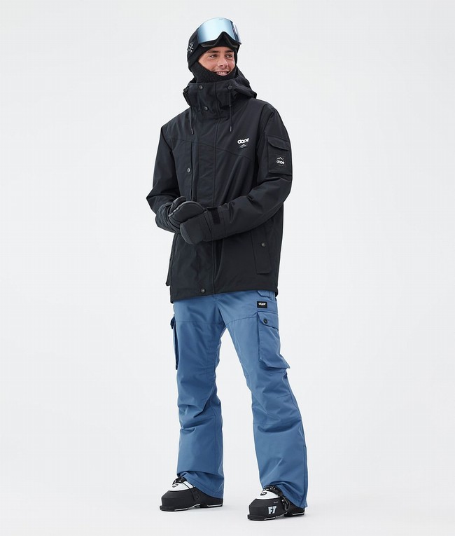 Men Dope Iconic Ski Pants Blue / Grey | QTBPCKV-80