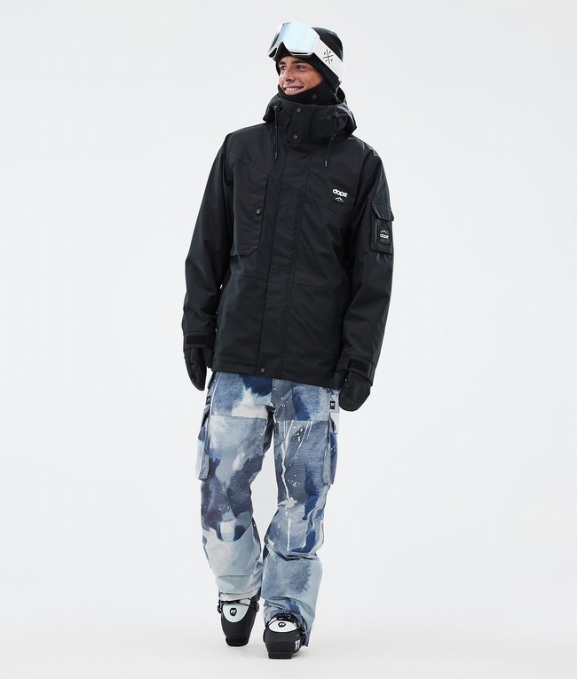 Men Dope Iconic Ski Pants Blue | WFNQEUB-25