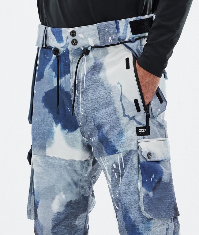 Men Dope Iconic Ski Pants Blue | WFNQEUB-25