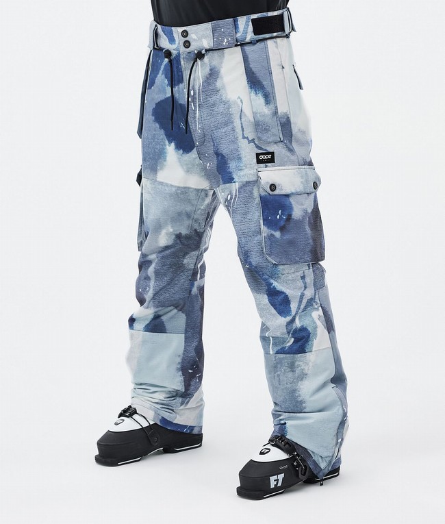 Men Dope Iconic Ski Pants Blue | WFNQEUB-25