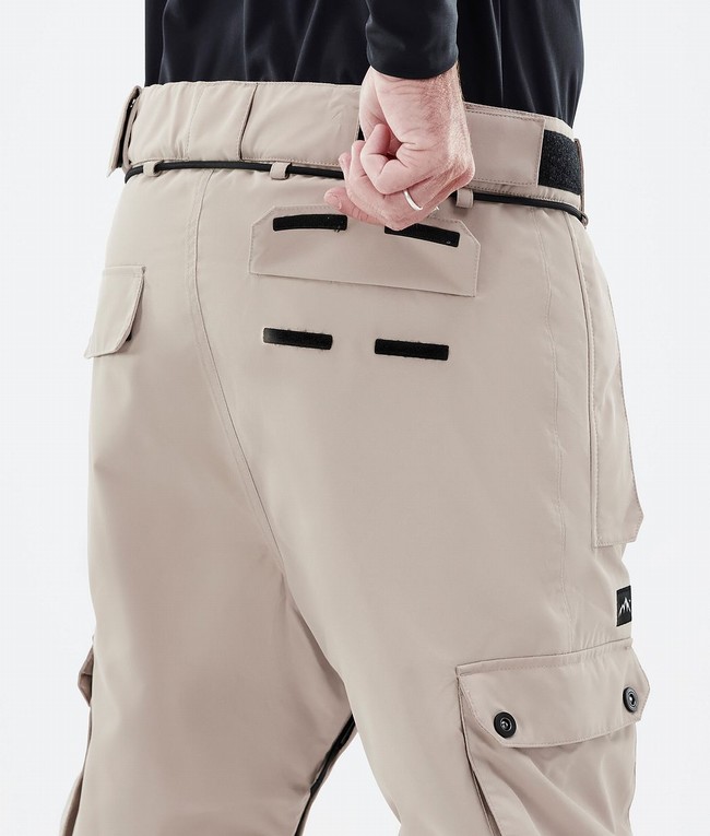 Men Dope Iconic Ski Pants Brown | KPLADVM-10