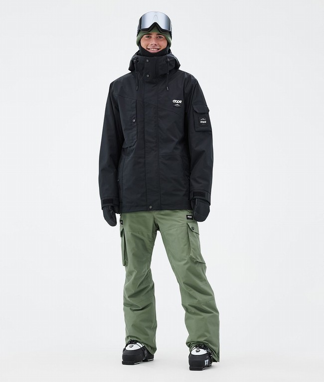 Men Dope Iconic Ski Pants Green | JXEANPY-93