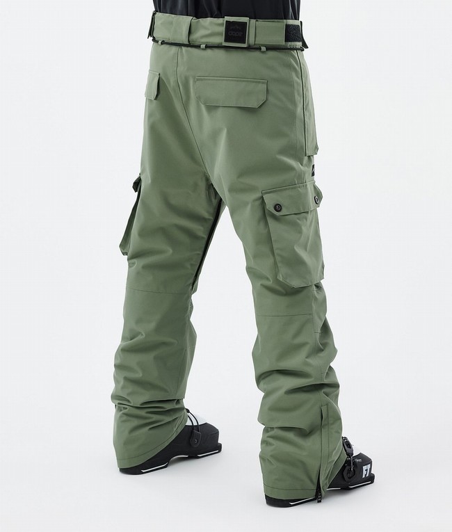 Men Dope Iconic Ski Pants Green | JXEANPY-93