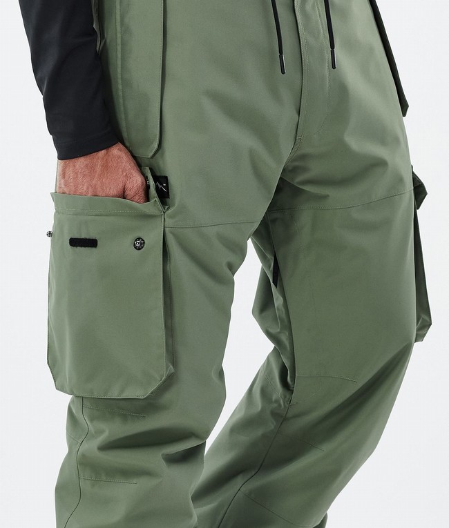 Men Dope Iconic Ski Pants Green | JXEANPY-93