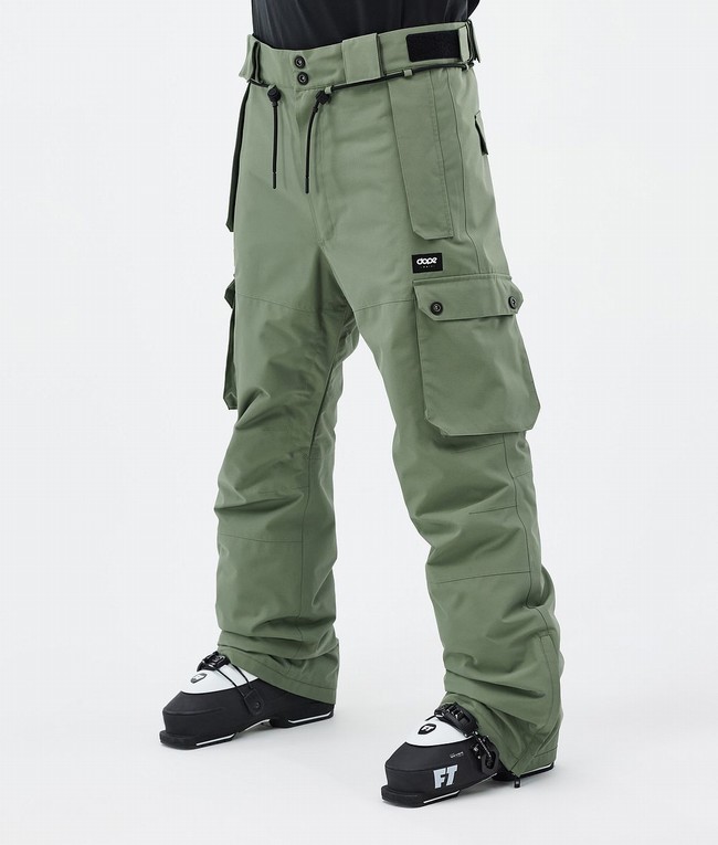 Men Dope Iconic Ski Pants Green | JXEANPY-93