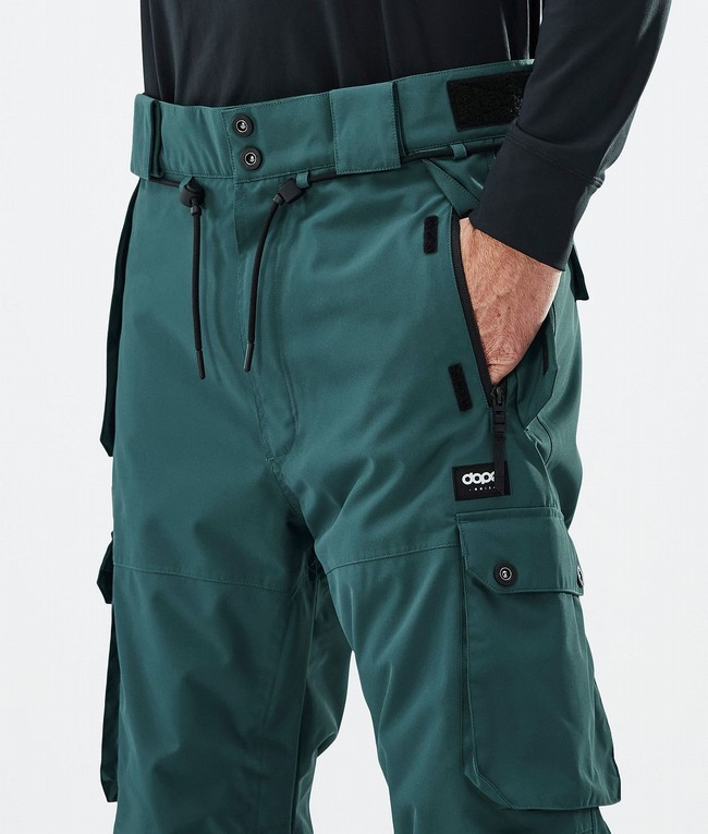 Men Dope Iconic Ski Pants Green | UCMGJIV-98