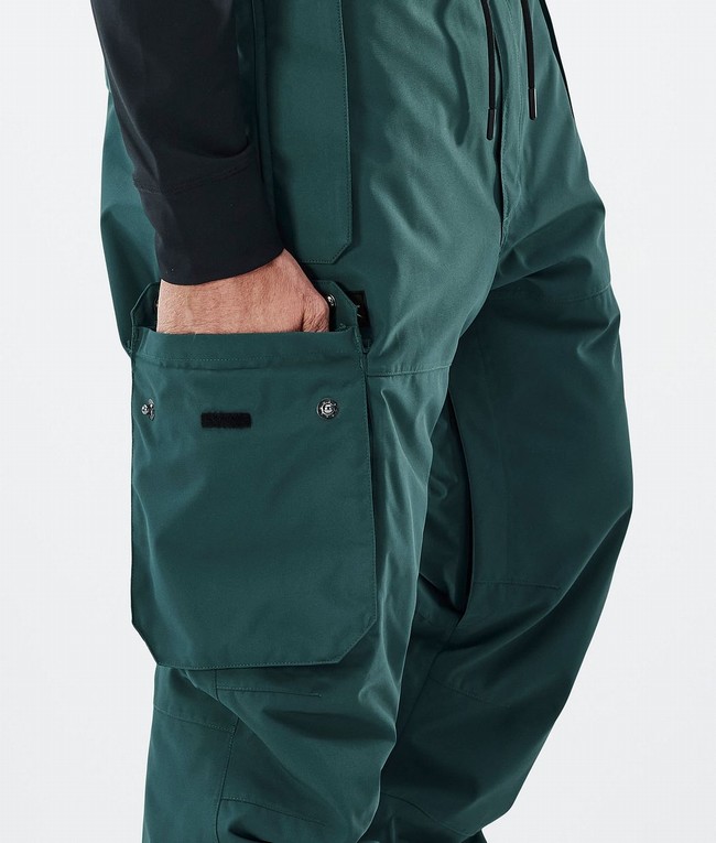 Men Dope Iconic Ski Pants Green | UCMGJIV-98