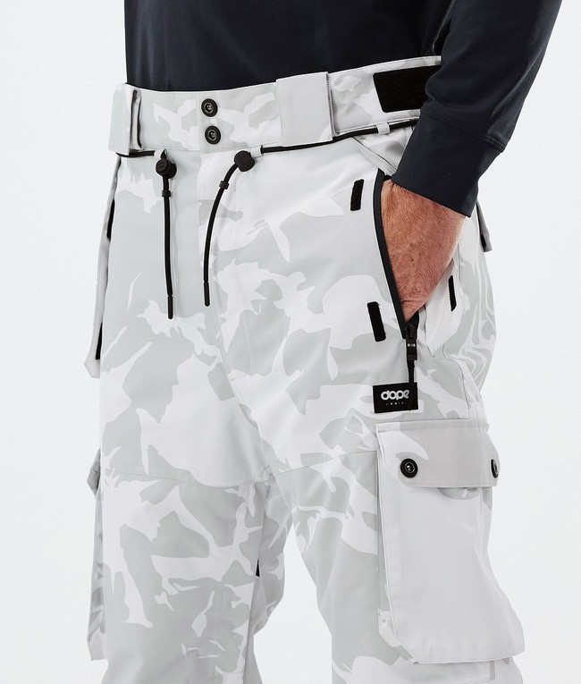 Men Dope Iconic Ski Pants Grey / Camo | QUPDIBH-96