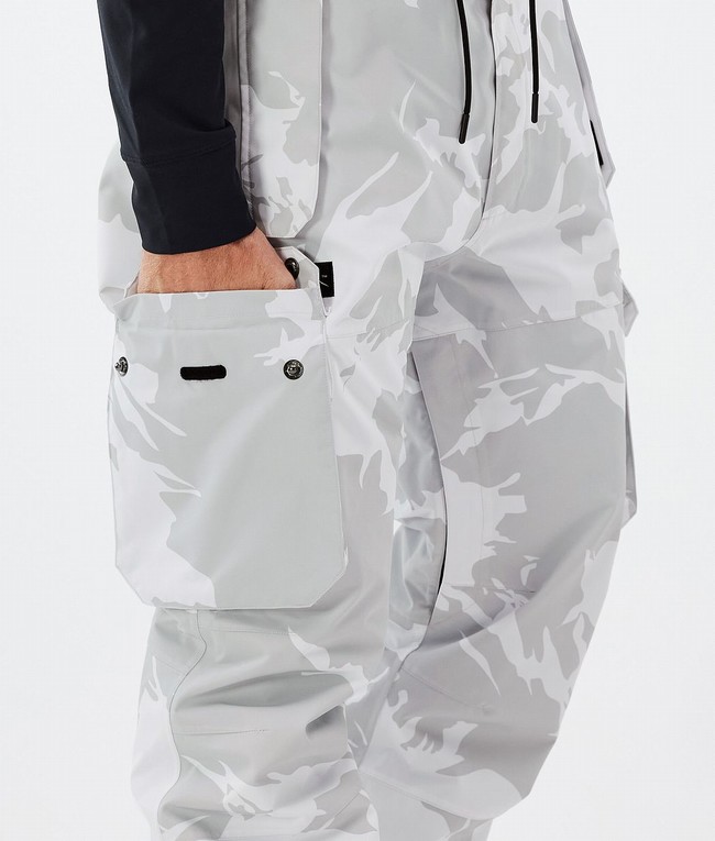 Men Dope Iconic Ski Pants Grey / Camo | QUPDIBH-96