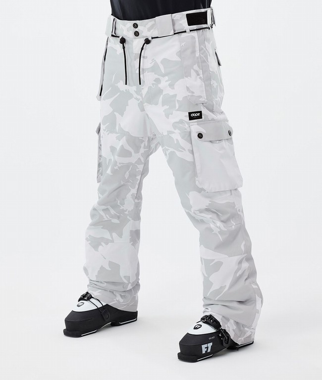 Men Dope Iconic Ski Pants Grey / Camo | QUPDIBH-96