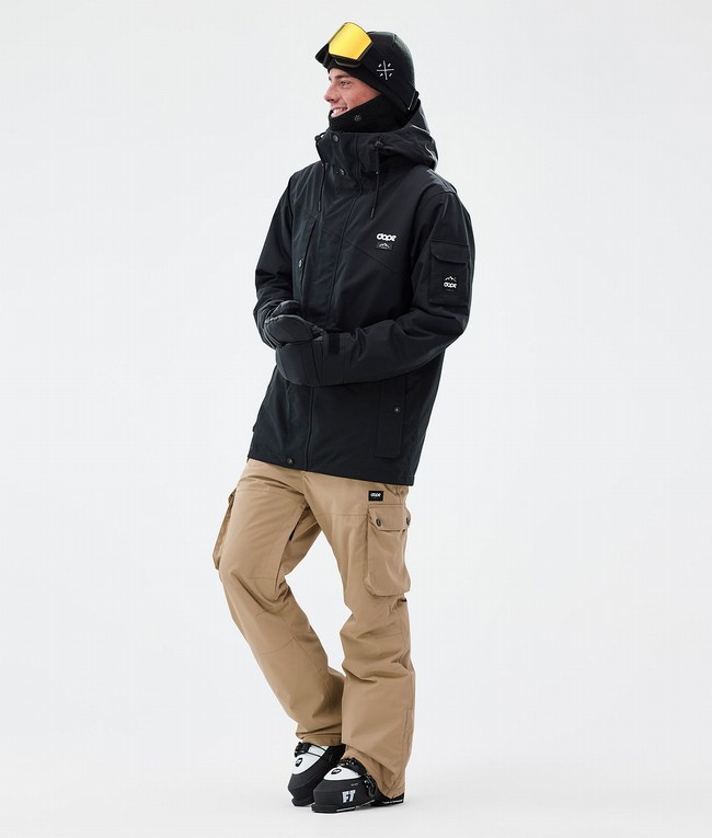 Men Dope Iconic Ski Pants Khaki | SOGNRWH-34