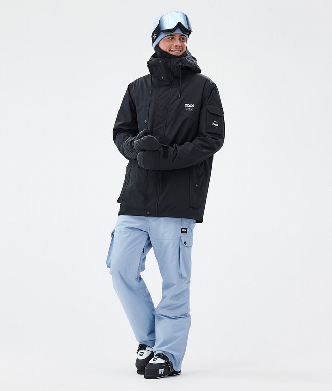 Men Dope Iconic Ski Pants Light Blue | RMEUVIS-16