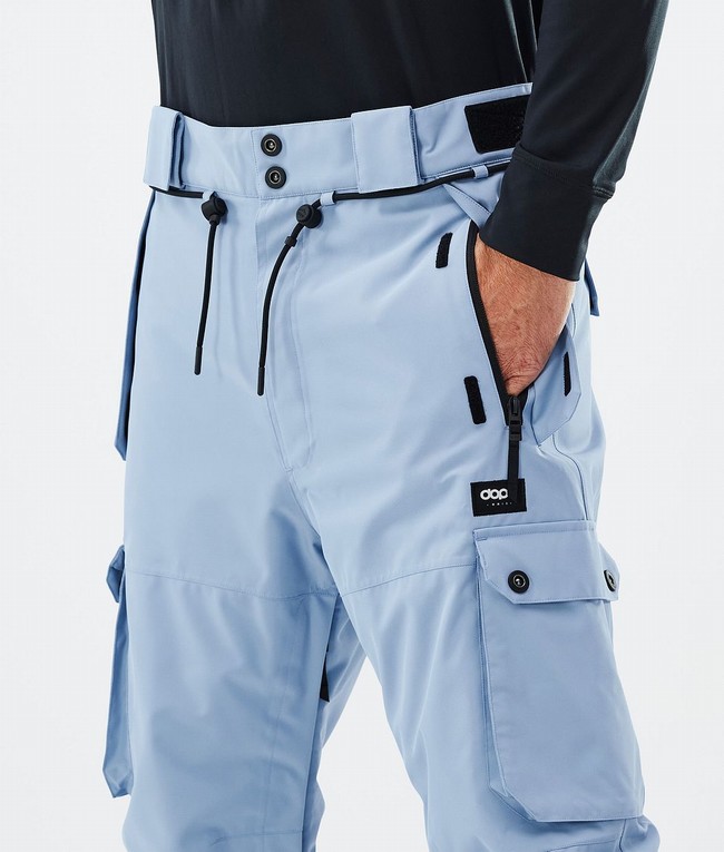 Men Dope Iconic Ski Pants Light Blue | RMEUVIS-16