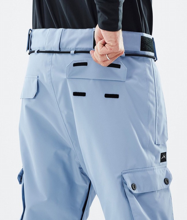 Men Dope Iconic Ski Pants Light Blue | RMEUVIS-16