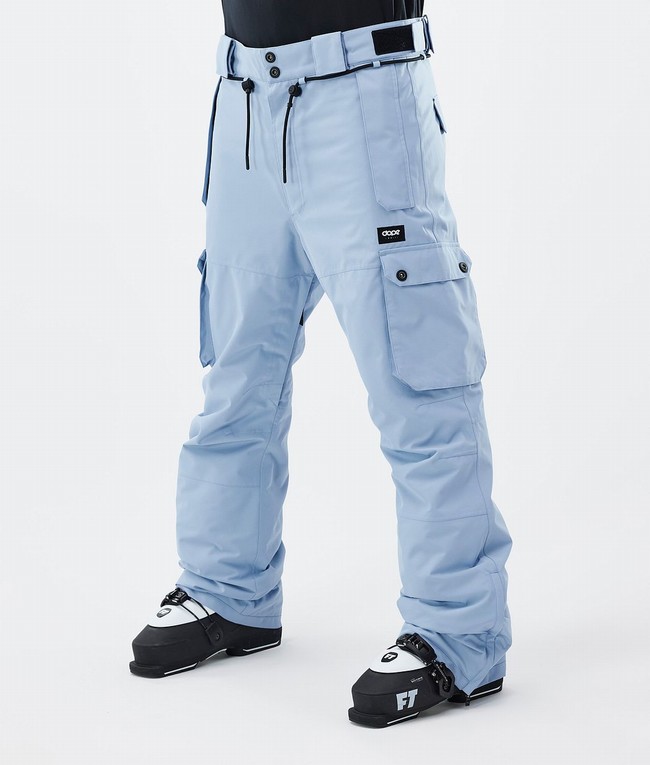 Men Dope Iconic Ski Pants Light Blue | RMEUVIS-16