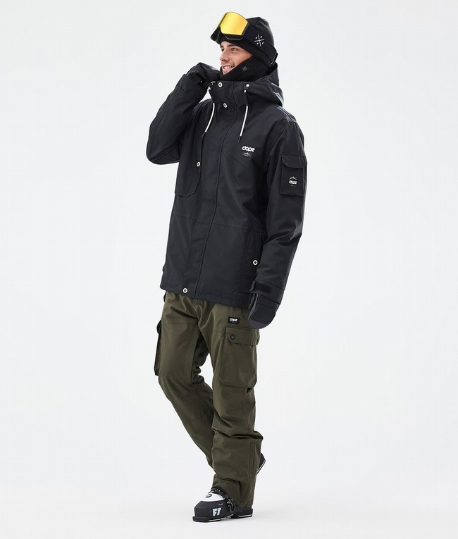 Men Dope Iconic Ski Pants Olive / Green | ONRHEIZ-70