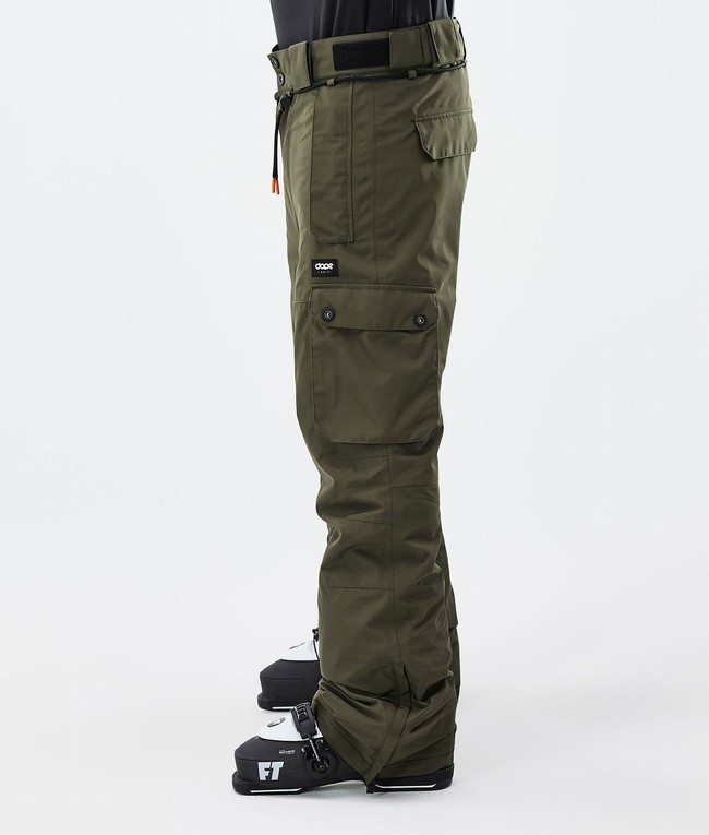 Men Dope Iconic Ski Pants Olive / Green | ONRHEIZ-70