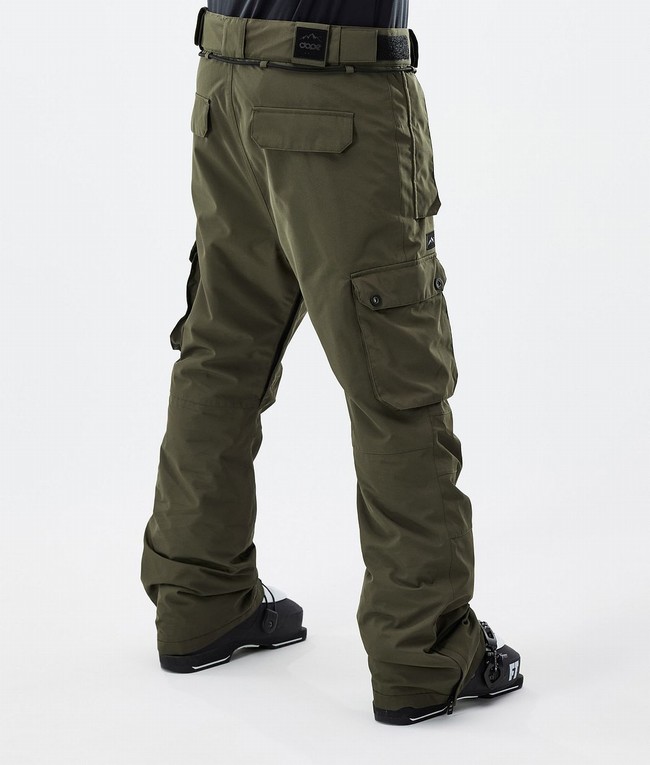 Men Dope Iconic Ski Pants Olive / Green | ONRHEIZ-70