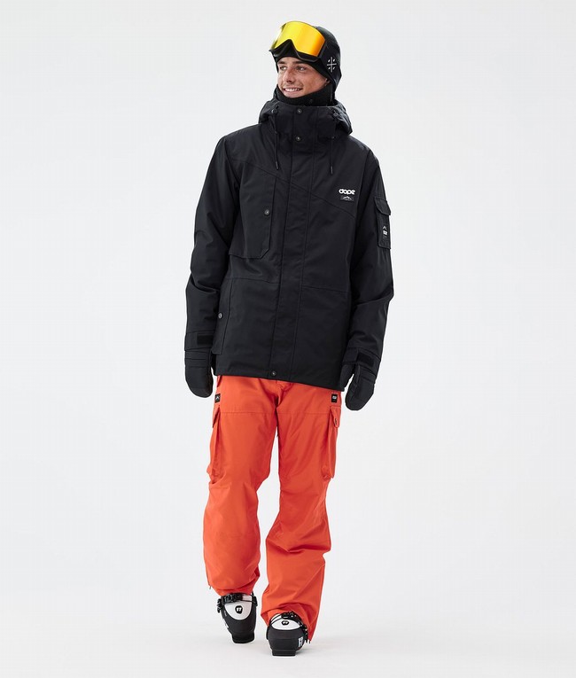 Men Dope Iconic Ski Pants Orange | NDWRBZJ-15