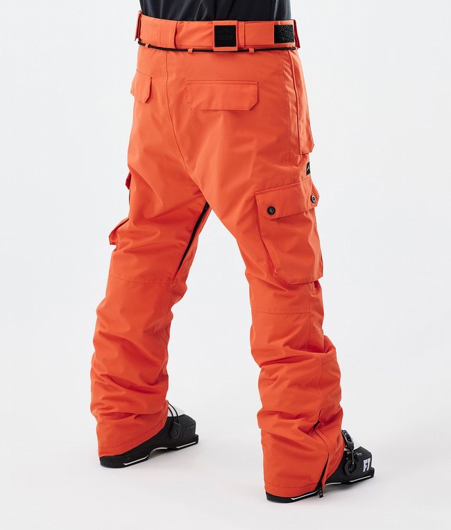 Men Dope Iconic Ski Pants Orange | NDWRBZJ-15